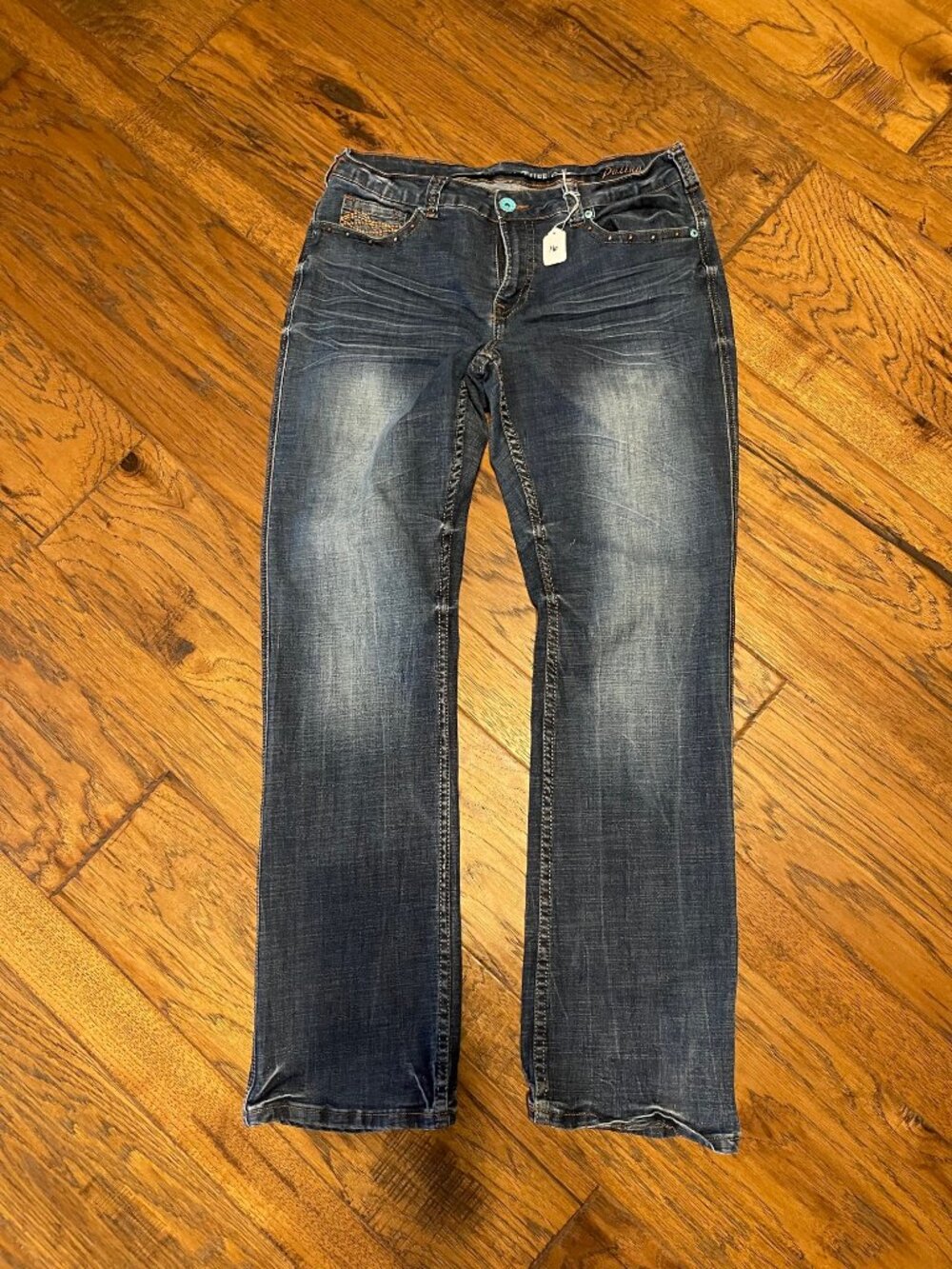 Cowgirl Tuff Patina Ladies Jeans - Tuff Flex  32 X 33